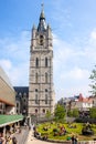 Famous Belfry tower in Gent