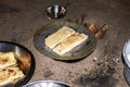 Famous Bengali Patisapta cake recipe at village kitchen on wood oven