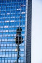 Famous Berlin TV tower reflecting