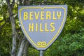 Famous Beverly Hills sign - LOS ANGELES - CALIFORNIA - APRIL 20, 2017 Royalty Free Stock Photo