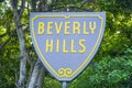 Famous Beverly Hills sign - LOS ANGELES - CALIFORNIA - APRIL 20, 2017 Royalty Free Stock Photo