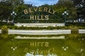 The famous Beverly Hills sign in the North American city of Los Angeles in the state of California is a highly visited place.