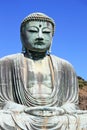 Famous big bronze Buddha in Kamakura, Honshu, Japan