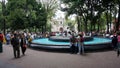 Coyoacan mexico, coyotes fountain