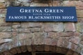 Famous Blacksmiths Shop in Gretna Green, Scotland