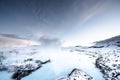 The famous blue lagoon near Reykjavik, Iceland Royalty Free Stock Photo