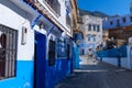 Famous blue streets of Chefchaouen