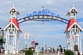 The famous Boardwalk sign in Ocean City, Maryland