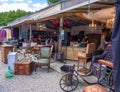 Famous Bordeaux flea market Marche Aux Puces in historic centre of Bordeaux, Aquitaine, France Royalty Free Stock Photo