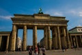 The Famous Brandenburg Gate In Berlin. Germany