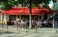 The famous brasserie de l `Ile Saint Louis, Paris, France.