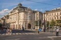 Famous Bratislava architecture typical cityscape intersection