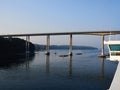 The famous bridge connecting Vindeby and Svendborg Funen Fyn in Denmark