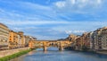 Famous bridge Ponte Vecchio, Florence, Italy Royalty Free Stock Photo
