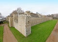 Tower of London wall Royalty Free Stock Photo