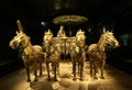 Famous bronze chariot in Xian, China