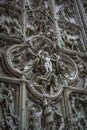 Famous bronze doors of Milan Cathedral, Italy