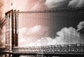 The Brooklyn Bridge in New York City Royalty Free Stock Photo