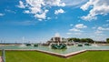 Famous Buckingham Fountain at Chicago Grant Park - CHICAGO, USA - JUNE 11, 2019