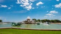 Famous Buckingham Fountain at Chicago Grant Park - CHICAGO, USA - JUNE 11, 2019