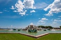 Famous Buckingham Fountain at Chicago Grant Park - CHICAGO, USA - JUNE 11, 2019