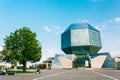 Famous Building National Library Of Belarus In Minsk