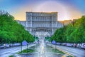 Famous building of Parliament in Bucharest