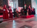 Famous Bunratty Entertainers at Bunratty Banquet Royalty Free Stock Photo