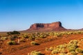 The Eagle Mesa Butte in Monument Valley Tribal Park