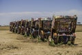 Cadillac Ranch, Amarillo Texas Royalty Free Stock Photo