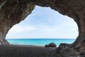 Famous Cala Luna cave in Sardinia Royalty Free Stock Photo