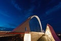 Calatrava bridges in Reggio Emilia in northern Italy