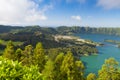 Famous caldera on Azores