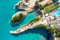 Famous Canal D`amour in Sidari - Corfu, Greece Royalty Free Stock Photo