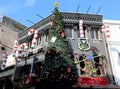 Famous Candy Shop Sekerci Cafer Erol with Christmas Decoration in Istanbul