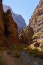 Famous canyon Masca at Tenerife island - Canary