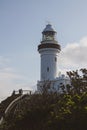 Famous Cape Byron Lighthouse or Cape Byron Lightstation in Byron Bay, Australia Royalty Free Stock Photo