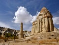 Famous Cappadocian landmark ,unique volcanic rock pillars, Turkey