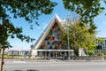 Famous Cardboard Cathedral in Christchurch, New Zealand Royalty Free Stock Photo
