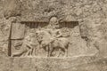 Famous carving bas-reliefs from necropolis Naqsh-e Rustam, Iran