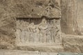 Famous carving bas-reliefs from necropolis Naqsh-e Rustam, Iran