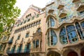 Famous Casa Batllo and Casa Amatller in Barcelona Royalty Free Stock Photo
