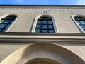 Famous castle in Pezinok, entrance in details, Slovakia