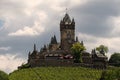 Famous Castle Reichsburg against the cloudy sky