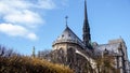 Back of the Cathedral of Notre Dame