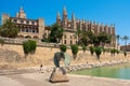 Famous cathedral in Palma de Mallorca, Spain