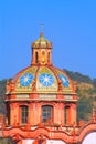 Famous cathedral of Santa Prisca in taxco city, in Guerrero, mexico VI Royalty Free Stock Photo