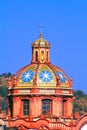 Famous cathedral of Santa Prisca in taxco city, in Guerrero, mexico XI Royalty Free Stock Photo