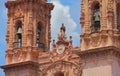 Famous cathedral of Santa Prisca in taxco city, in Guerrero VII Royalty Free Stock Photo