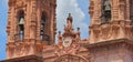 Famous cathedral of Santa Prisca in taxco city, in Guerrero XIII Royalty Free Stock Photo